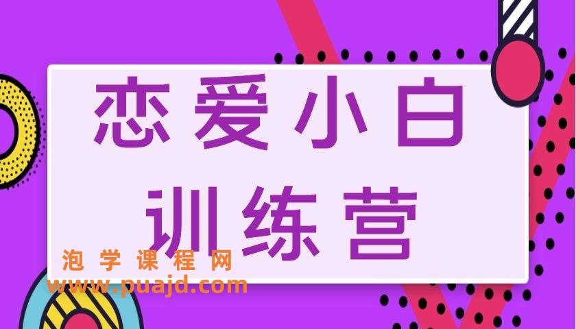 安小妖《恋爱小白训练营》