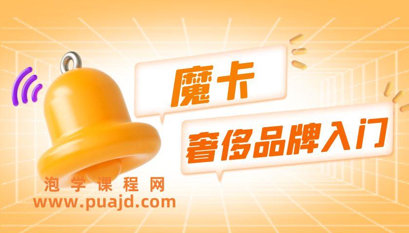 魔卡《奢侈品牌入门》